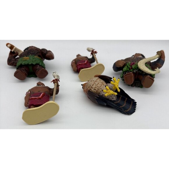 Disney Moana Maui Demigod PVC 4" Inch Figure Heavy Cake Topper Lot of 5 Bird - Picture 7 of 8